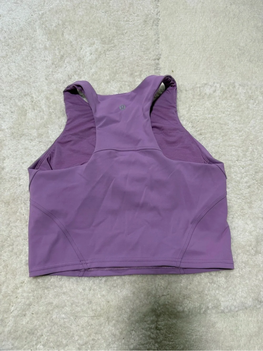 lululemon athletica Purple Racerback Crop Top